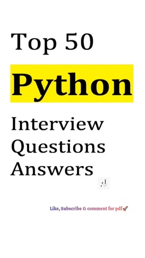 Python Interview Preparation Guide 🔥 | Interview Preparation Notes💥📈 #python #interview #guide
