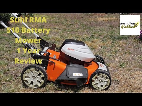 Stihl RMA 510 Battery Mower, 1 Year Review