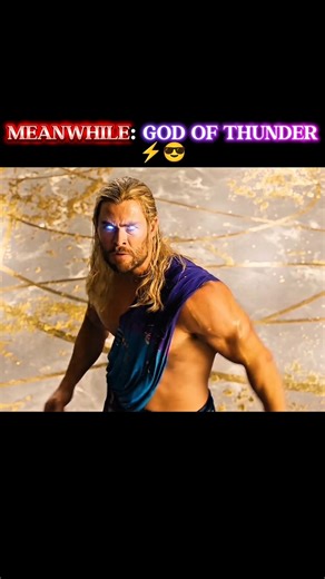 ZUES FLEXING THUNDERBOLT POWER INFRONT OF THOR 🤡|#thor #marvel #shorts
