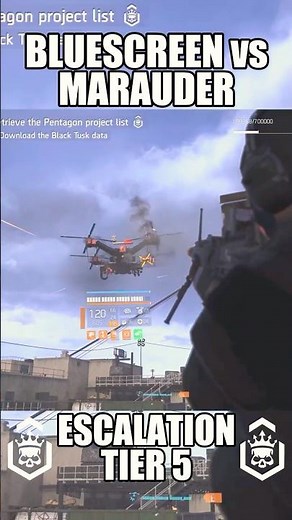 Marauder Didn’t Expect This Bluescreen Build 💀 - The Division 2 | Ambush GE #shorts