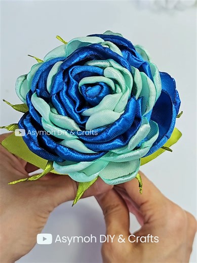 DIY Ribbon Rose Flowers Tutorial