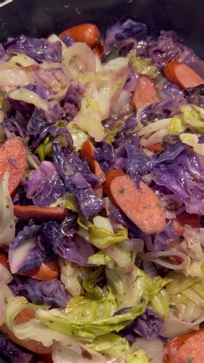 Healthy and Tasty Cajun Cabbage Recipe with delicious flavors 😍 #recipe #cajun Recipe on my channel