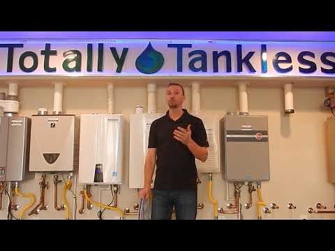 Sizing a tankless water heater