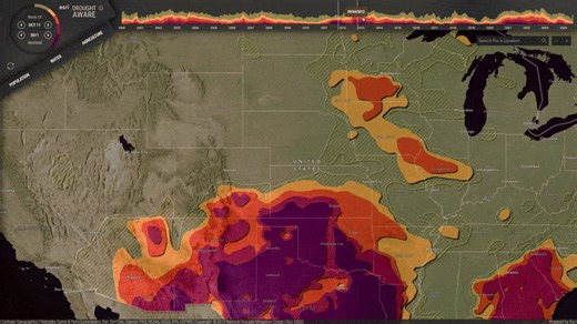 There's never a wrong time to stay informed about drought conditions.💧 Explore the depths of drought intensities with the enhanced Drought Aware App in ArcGIS Living Atlas. Get insights on population effects, and agricultural impacts across the U.S. http://esri.social/uBBP50UjlGn | Esri