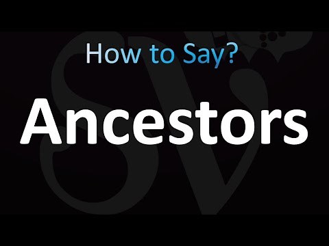 How to Pronounce Ancestors (correctly!)