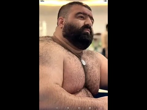 Beefy Older Hairy Muscle Chub Flexing in the gym #cuteman0 #beard #masculinity