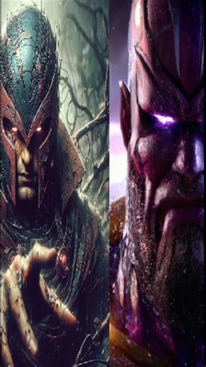 🔥THANOS VS MAGNETO THE ALLURE OF DEATH #shorts