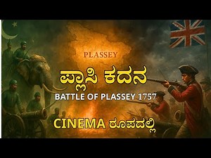 ಪ್ಲಾಸಿ ಕದನ 1757 | Battle of Plassey Explained in Kannada | Cinematic Map Animation |UPSC/KAS History