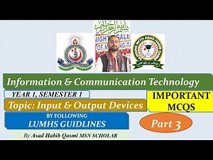 ICT MCQs Input and Output Devices