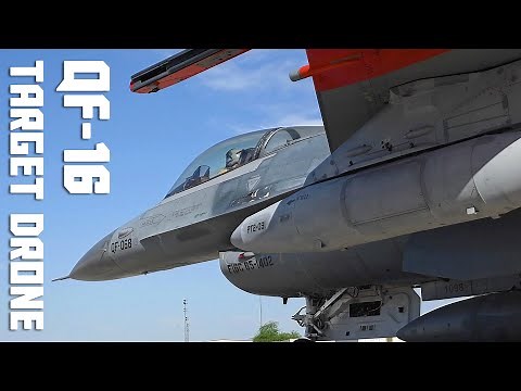 QF-16 Full Scale Aerial Target (FSAT) Takeoff at Davis-Monthan AFB