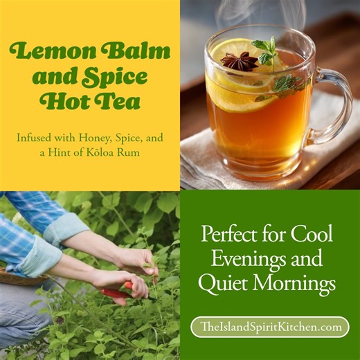 Warmth in Every Sip ✨ There’s something magical about wrapping your hands around a steaming mug when the air turns cool. My new favorite tea is simple, soothing, and just a little spirited, the kind of drink that calms the day and adds a touch of island comfort. 🌿☕ Fresh, bright, and kissed with spice… it’s a hug in a mug. 💛 I’ve shared the full recipe (with a cozy little twist you’ll love) over on my recipe newsletter. Come join me there and see how easy it is to bring this comfort into your 