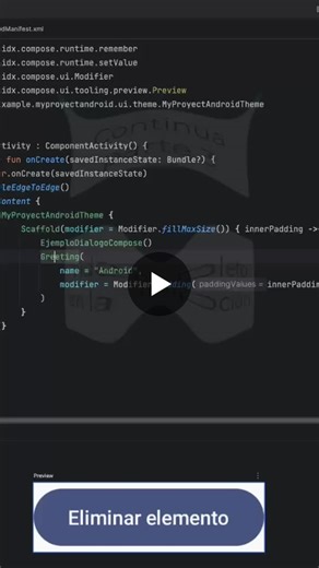 🟢  Los diálogos (dialogs) en Android Studio - 04 - P4 - Listado. 🟢  Los diálogos (dialogs) en Android no son más que una pequeña ventana personalizables a través de estilos y layouts y en la SDK de… | Andrés Cruz