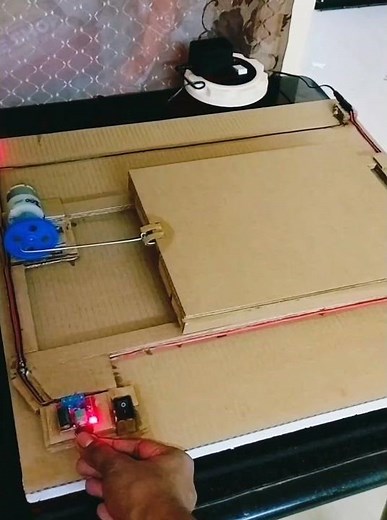 Home made earthquake science project working Model