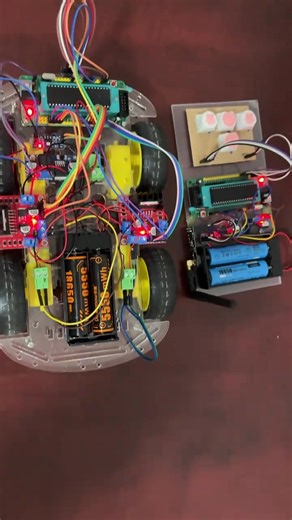 Xe điều khiển dùng vi điều Pic và sóng RF lora #dientu #electric #xu #arduino #rc