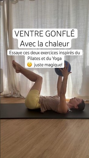 Retrouve un Ventre plus Plat, grâce à ces deux exercices #pilates #yoga