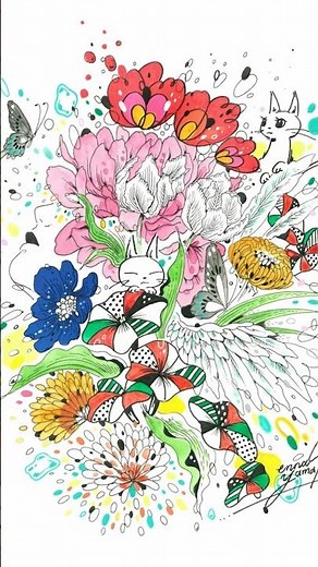 イラストレーター山代エンナさんが描く秦 基博「Paint Like a Child」の色鮮やかな世界！