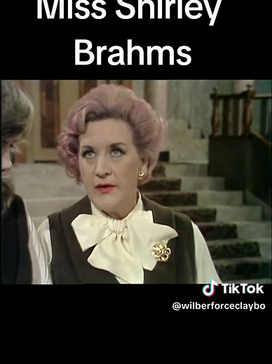 Miss Shirley Brahms Are you being served. British comedy. #Mr #Wilberforce #Claybourne #Humphries #areyoubeingserved #mrHumphries