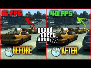 GTA IV Lag Fix Low End PC 100% 2021 || 10-15 Fps Boost