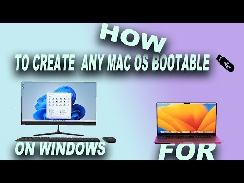 How to Make a bootable USB for mac os on windows