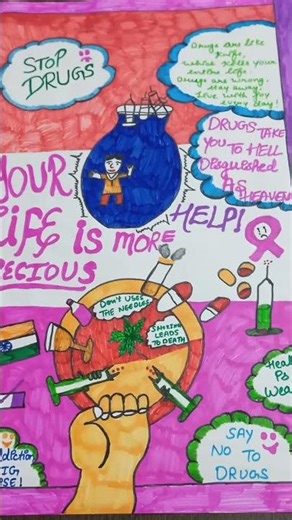 Drug awareness poster #Handmandeposter #colors #legaladvice #legalframework