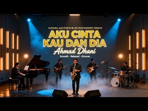 [KARAOKE] Aku Cinta Kau Dan Dia - Ahmad Dhani | Jazz Fusion Rock Modern Version | Smooth & Groove