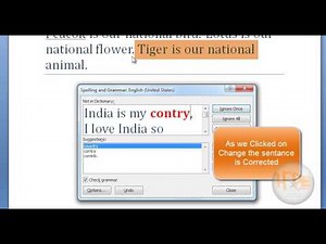 MS WORD | proofreading a document