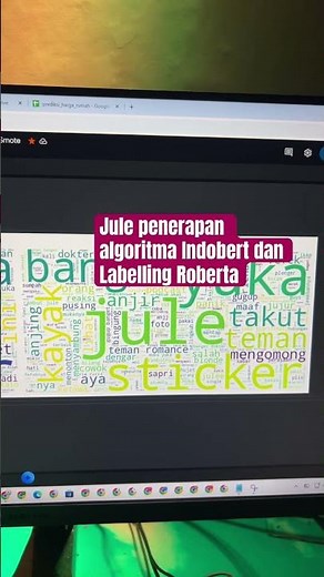 Jule implementation of Indobert algorithm and Labeling Roberta #machinelearning