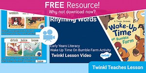 Early Years (Ages 3-5) Literacy: Wake Up Time On Bumble Farm Reading Activity Video Lesson
