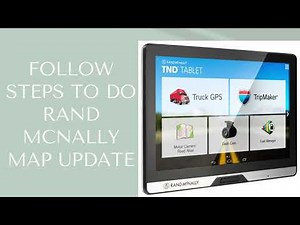 Follow Steps To Do Rand McNally Map Update