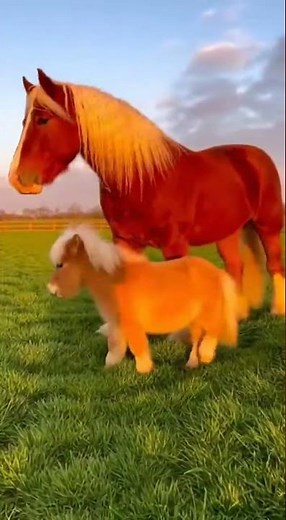 Tiny Mini Horse Attitude 😂🐴 | Big Horse Funny Farm Moments