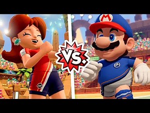 Mario Strikers Battle League - Daisy Vs Mario