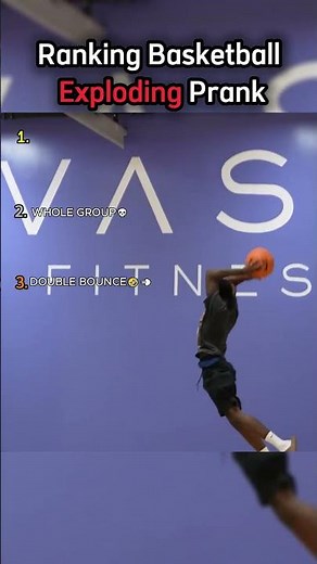 Exploding Basketball Prank Caught on Camera 💥🏀💀 #funny #shortsfeed #shorts