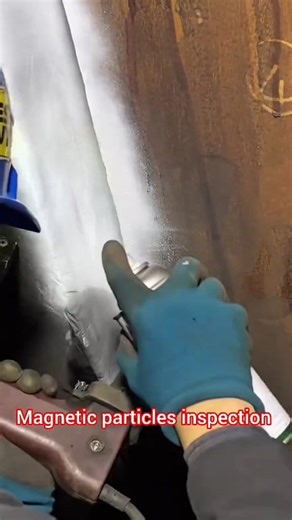 Magnetic particles inspection #inspection #magnetic #foryoupage #welding | Welder Art