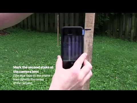 Use your iPhone like a Transit! - Establish a Level Grade Line
