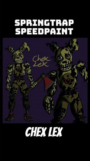 FNAF 3 Springtrap Speedpaint #fnaf #fnaf3 #springtrap