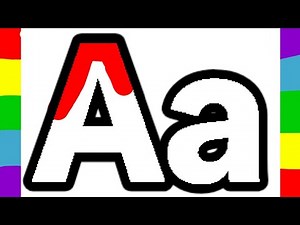 Abcd tracing and colouring| Abc tracing| A to Z tracing and colouring easy