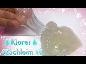 Durchsichtiger Schleim | Klarer Schleim | Wasserschleim 🙇SUPER EINFACH | KLAR | CLEAR