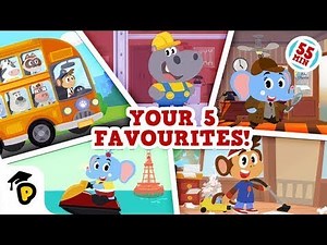 Top 5 FAVORITE videos | Dr. Panda TotoTime | Season 1 | Children Stories and Songs