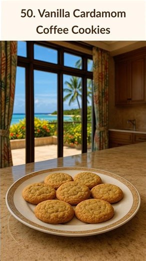 Vanilla Cardamom Coffee Cookies – A Warm Hug in Every Bite ☕🍪✨