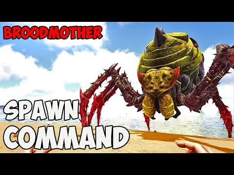Broodmother Boss ARK Spawn COMMAND | How To Summon BROODMOTHER BOSS Ark CODE 2023