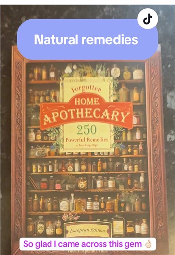 As someone who prefers a natural approach opposed to all the pharmaceutical pills and potions that are available 🤢 I’m absolutely loving this forgotten remedies book! #calm #health #natural #remedies #tiktokmademebuylt