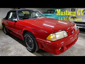 1987 Ford Mustang GT 5.0 V8, Five-speed, Convertible