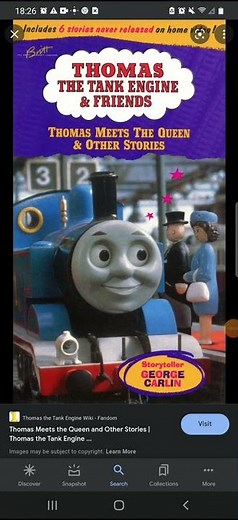 Happy 25th Anniversary Thomas The Tank Engine & Friends Thomas Meets The Queen & Other Stories