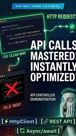 ​Master C# HTTP Requests in 60 Seconds! 🤯 #shorts #CodeWithFresher #aspnetcore #webdevelopment #api
