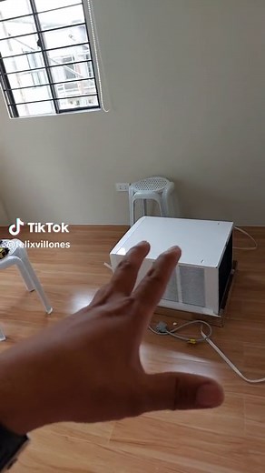 WindowType Aircon Opening#construction #viral #constructionlife #constructiontips