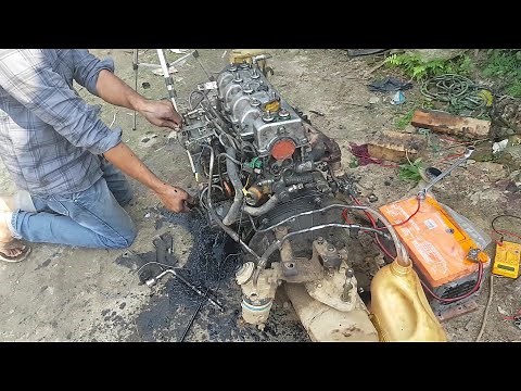 How To Start Diesel Engine Out Of Car | Diesel Engine Never Die