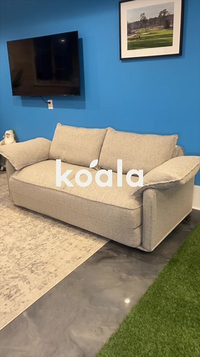 Introducing the Koala Sofa Bed. Effortlessly convert from sofa to bed in seconds. | Koala