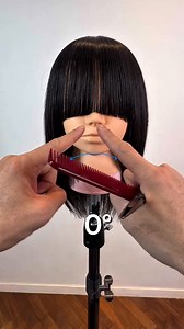 52K views · 416 reactions | I changed the angle of the bangs cut and compared the difference #hair #hairstyle #hairdressing #fblifestyle #girlhairfashion #fashion #dressing #viralreel #hairgoals | Crown & Comb | Facebook