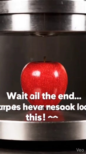 Hydraulic Press vs Apples | Cinematic Crush Experiment #hydraulicpress