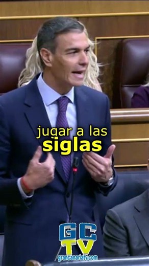 🚨"If he wants to play the acronym game," Pedro Sánchez said ironically about the PP.
